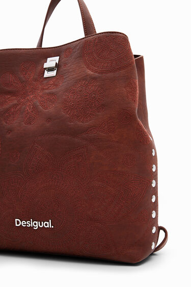 S embroidered backpack | Desigual