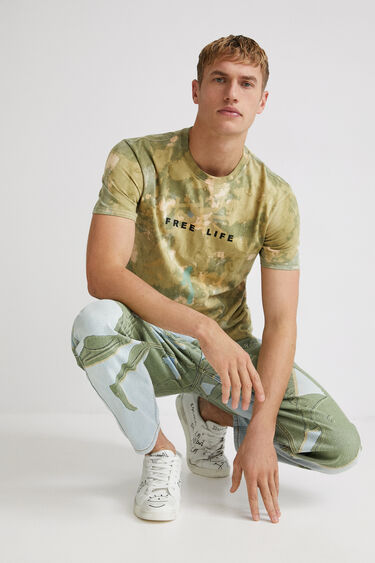 Camouflage short-sleeve T-shirt | Desigual