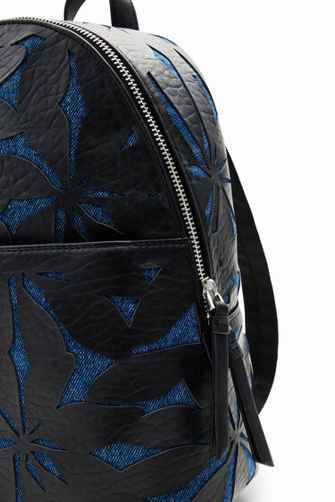 Midsize die-cut flower crossbody bag I