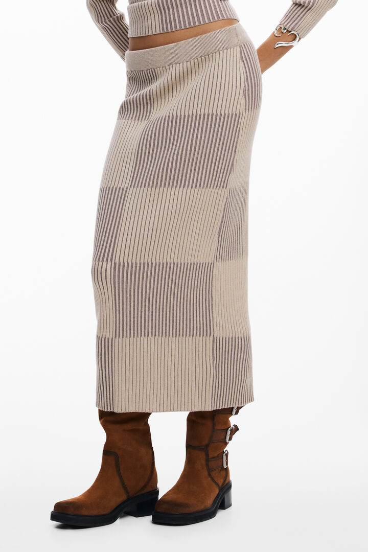 BAVLNENÁ ÚPLETOVÁ SUKŇA | Desigual