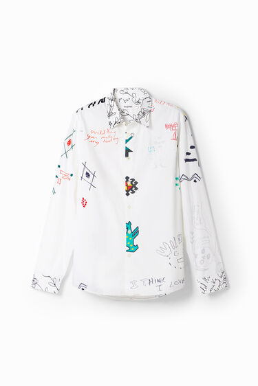 Illustrated message shirt | Desigual