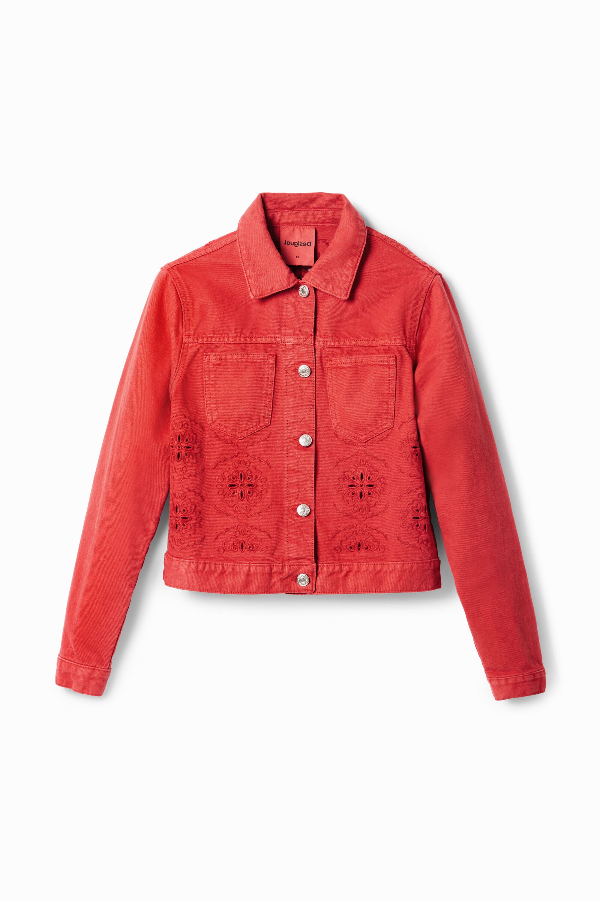 Veste jean ajouree