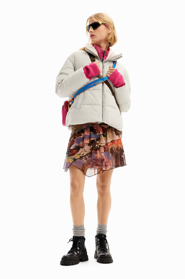 Chaqueta acolchada combinada | Desigual