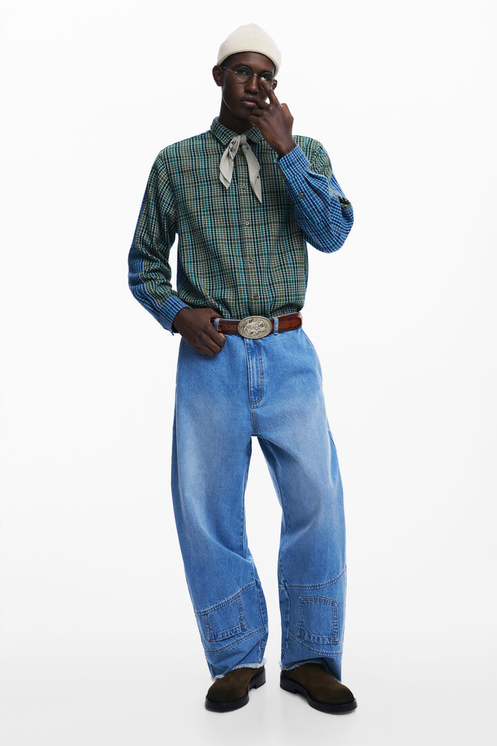Camisa cuadros franela | Desigual