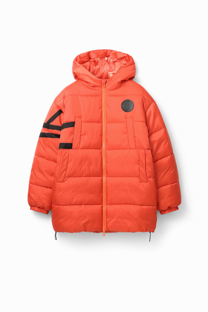Long puffer coat