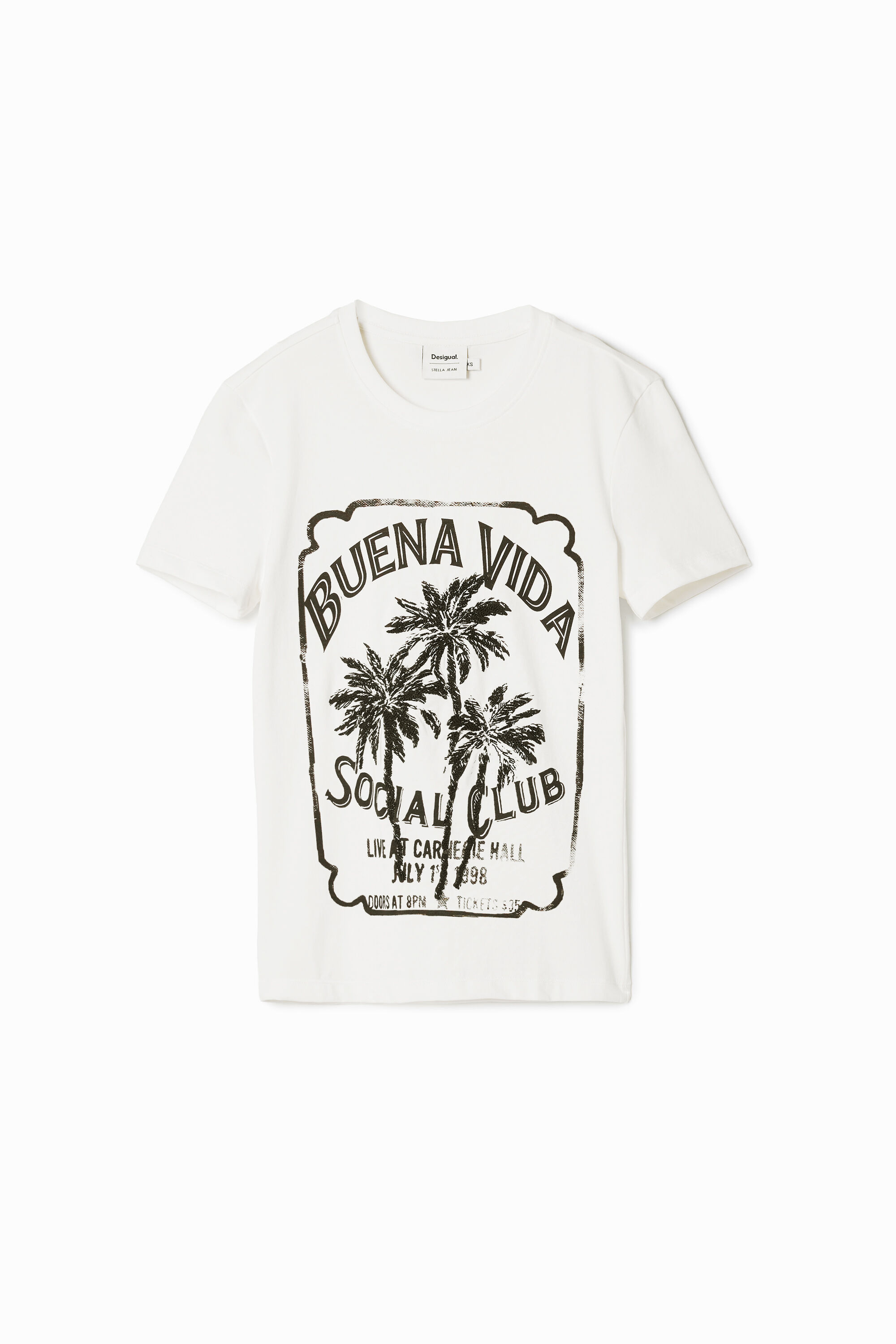 Camiseta Buena Vida Stella Jean - WHITE - S