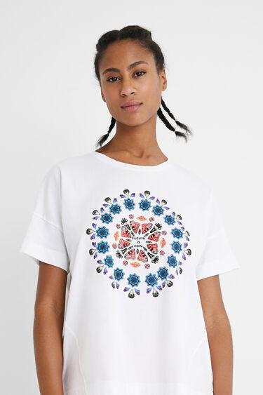 
曼荼羅模様 オーバーサイズTシャツ | Desigual