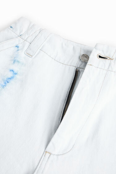 Tie-dye cargo jeans | Desigual