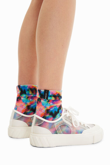 Short floral socks | Desigual