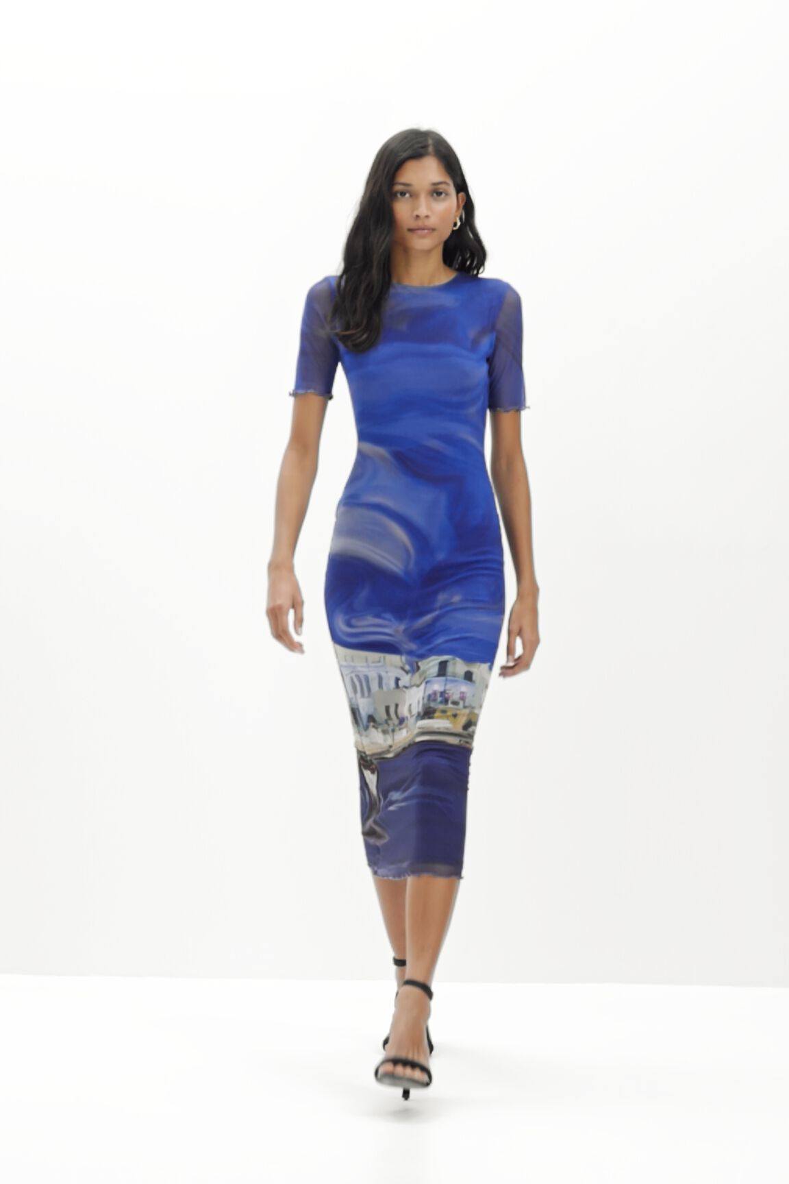 M.Christian Lacroixのチュールのロングワンピース レディース