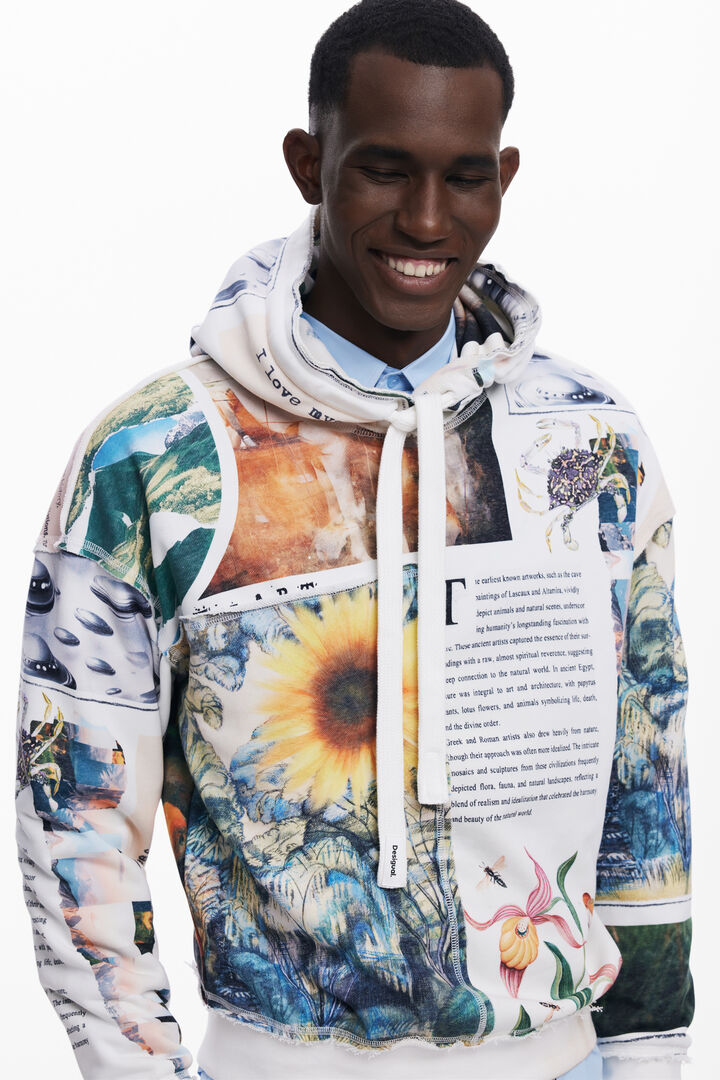 Majica s kapuljačom suncokreti | Desigual