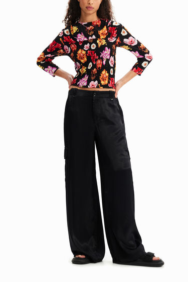 Blusa floreale ruches M. Christian Lacroix | Desigual