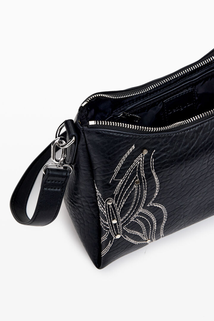 Bolso M grabado mariposa | Desigual
