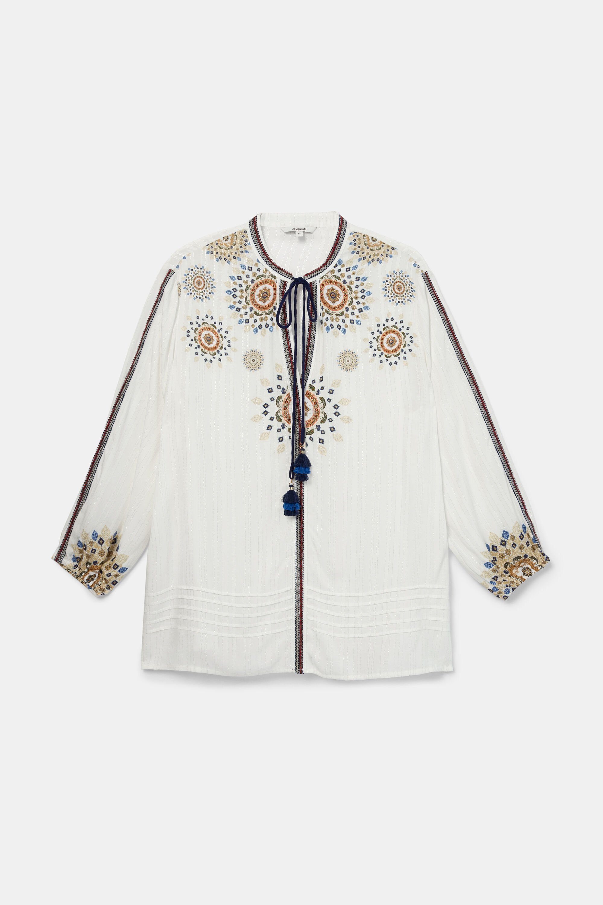 Boho blouse 3/4 sleeve and V-neck