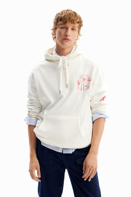 Sweater kunstvolle Zeichnungen