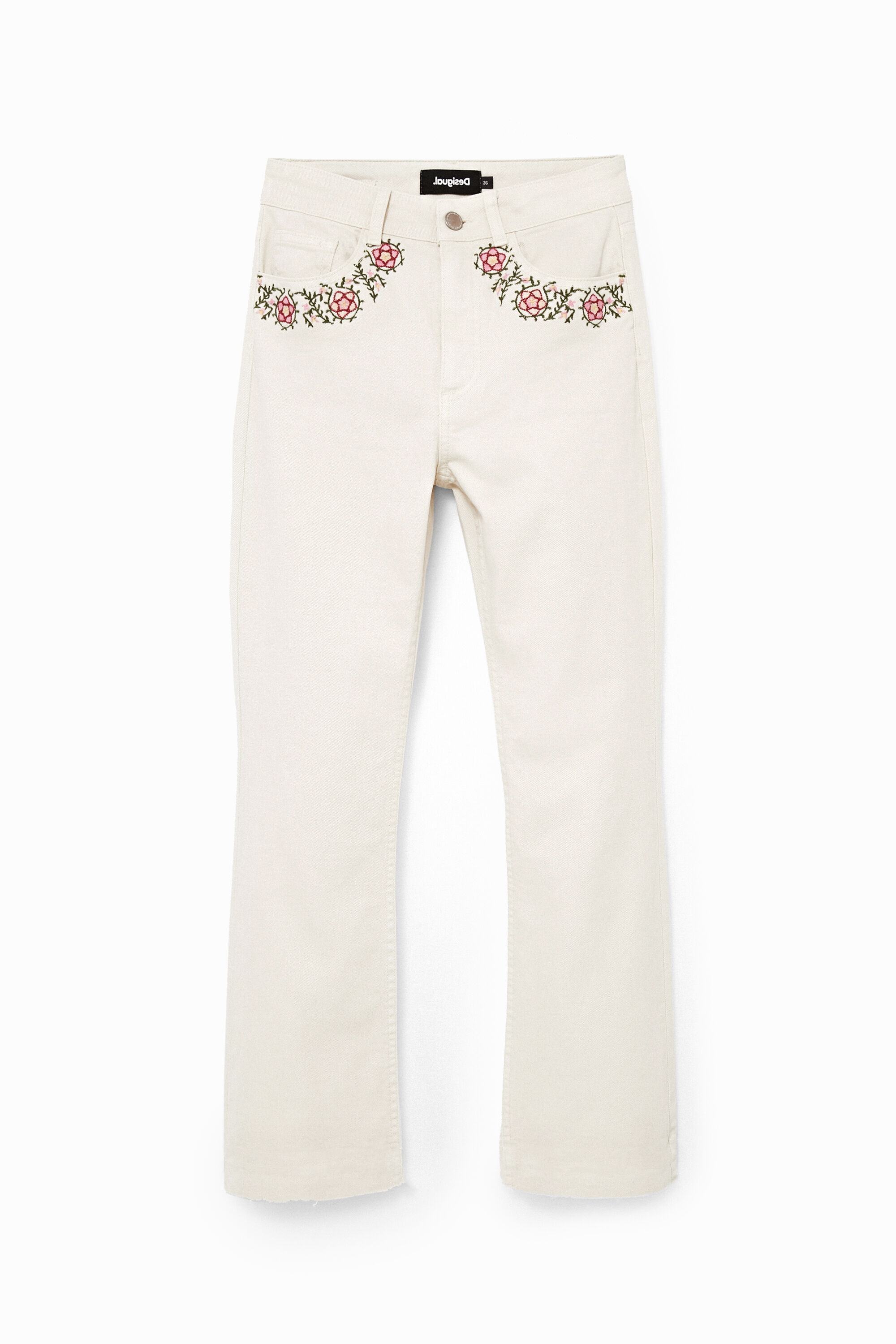 Pantalon clearance vaquero desigual