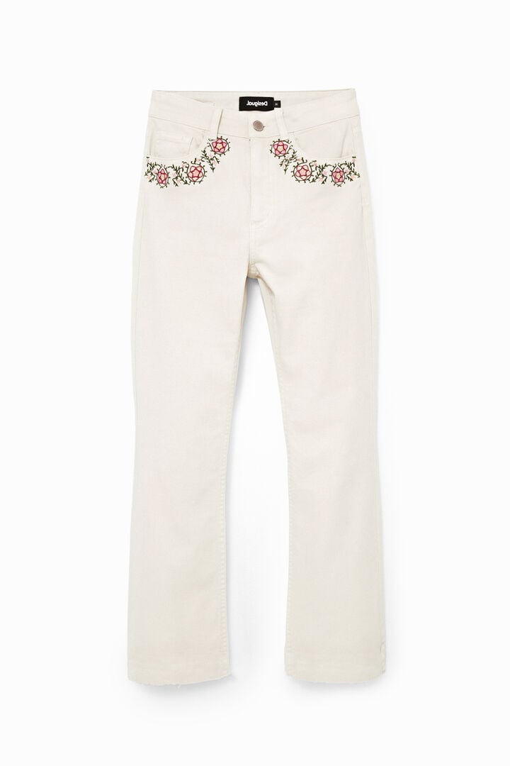 Zvončast cropped jeans | Desigual