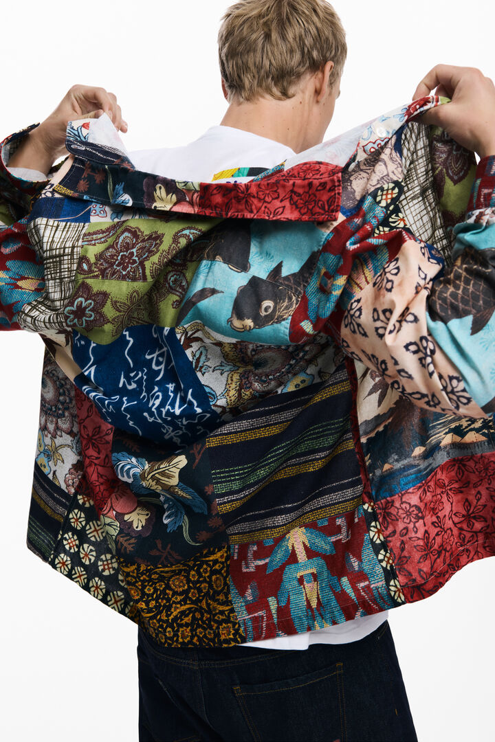 Chemise effet patch carpe | Desigual