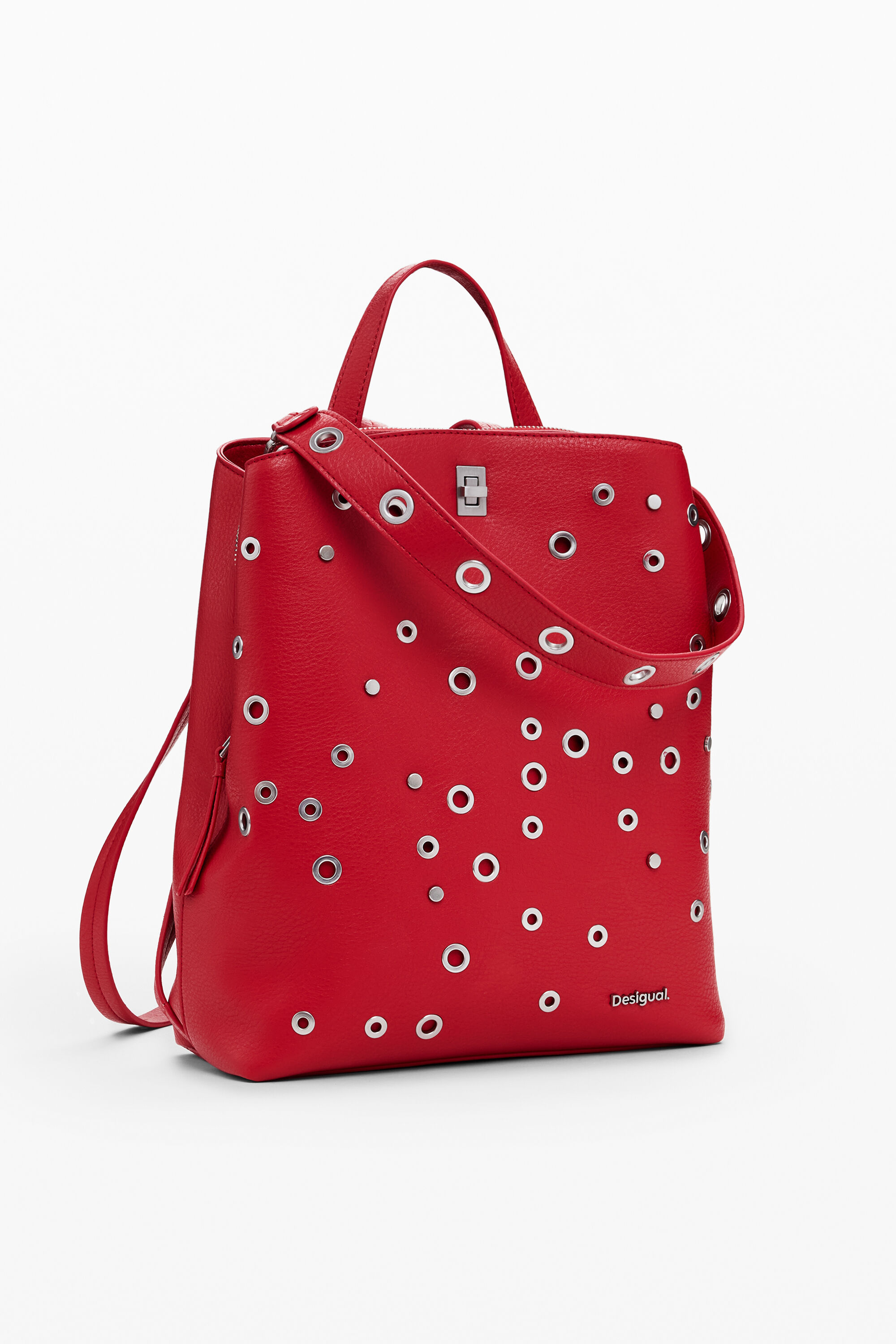 Sac à Dos Desigual Grand En Nylon - Femme, Taille Unique - Multipoches, Poignées Réglables - 7