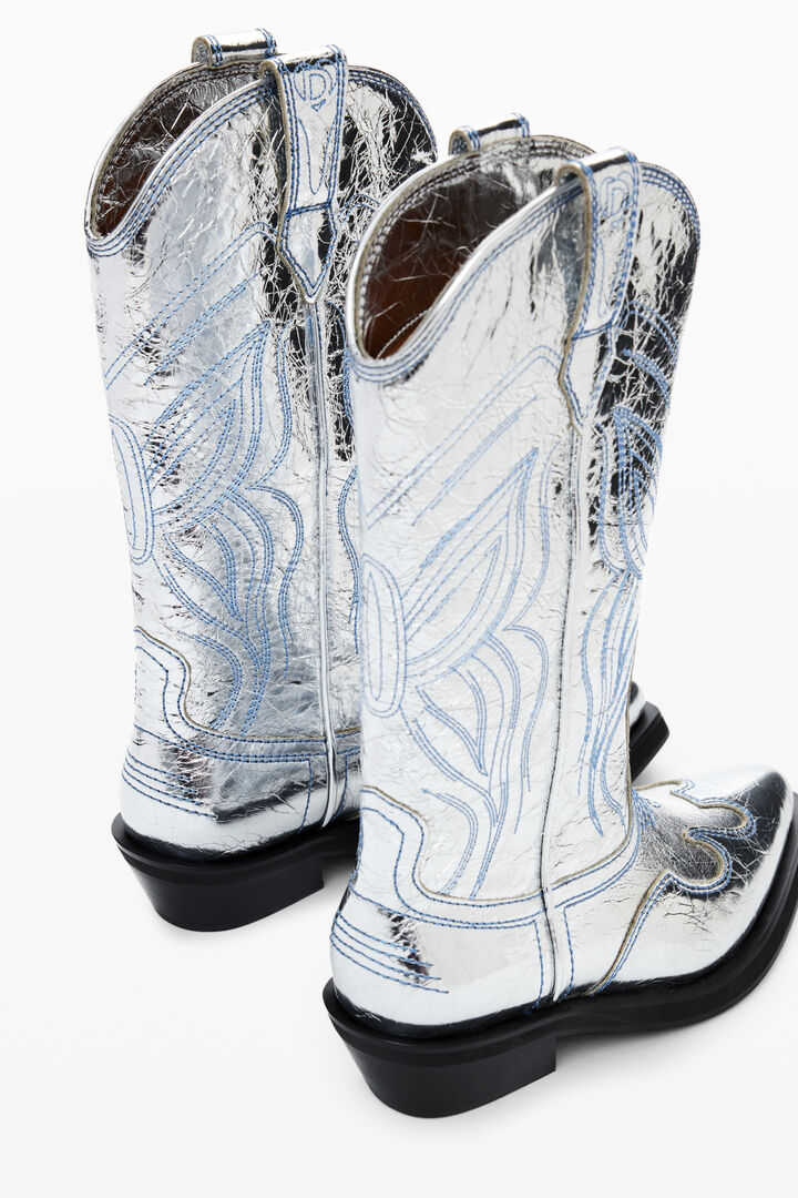 Metallic cowboy boot | Desigual