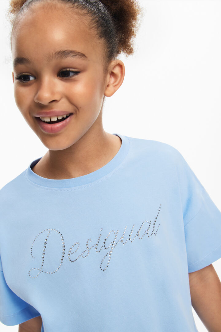 Desigual t-shirt with strass | Desigual