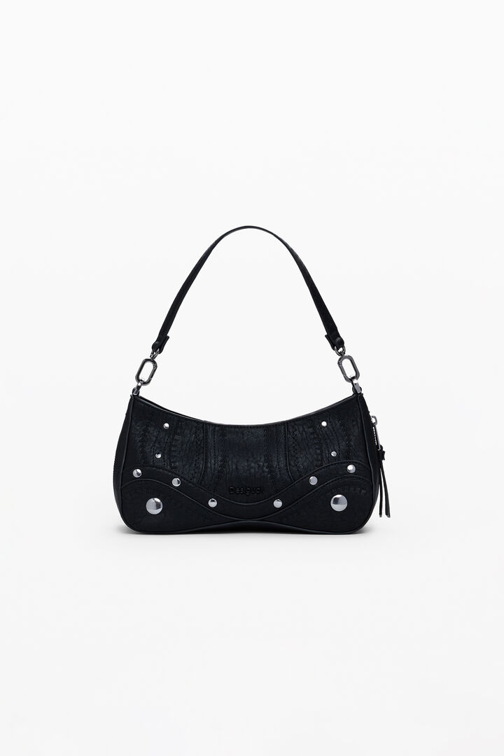 Bolso efecto piel bordados pequeño | Desigual