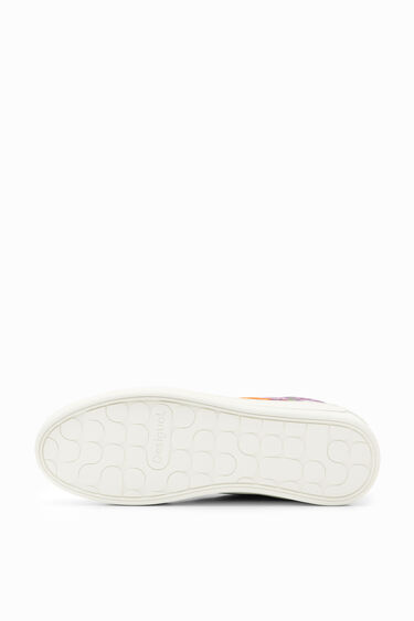 Sneakers plataforma patch aquarel·la | Desigual