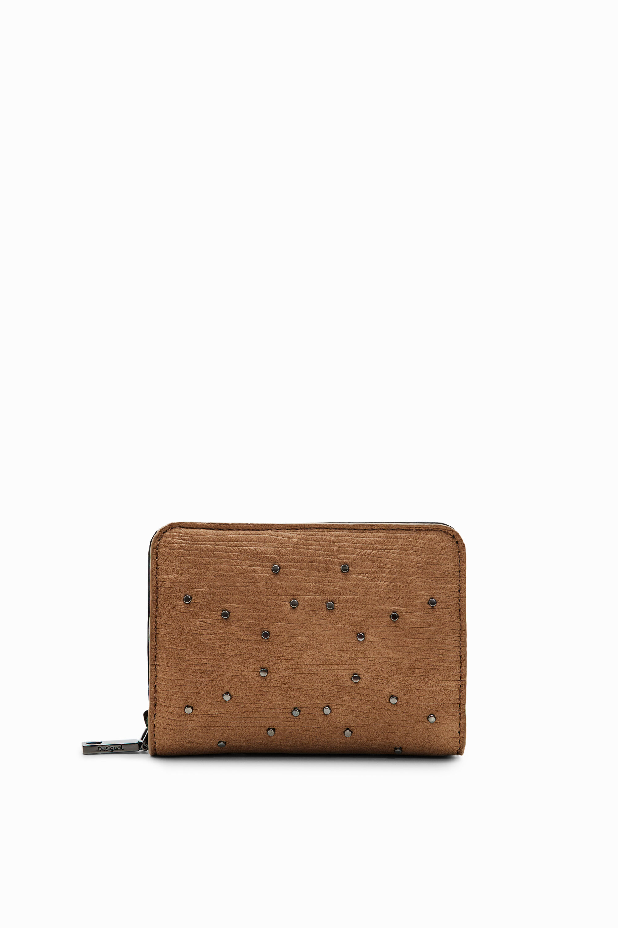Desigual, Kleine Brieftasche Stern, Polyurethan, Braun, U