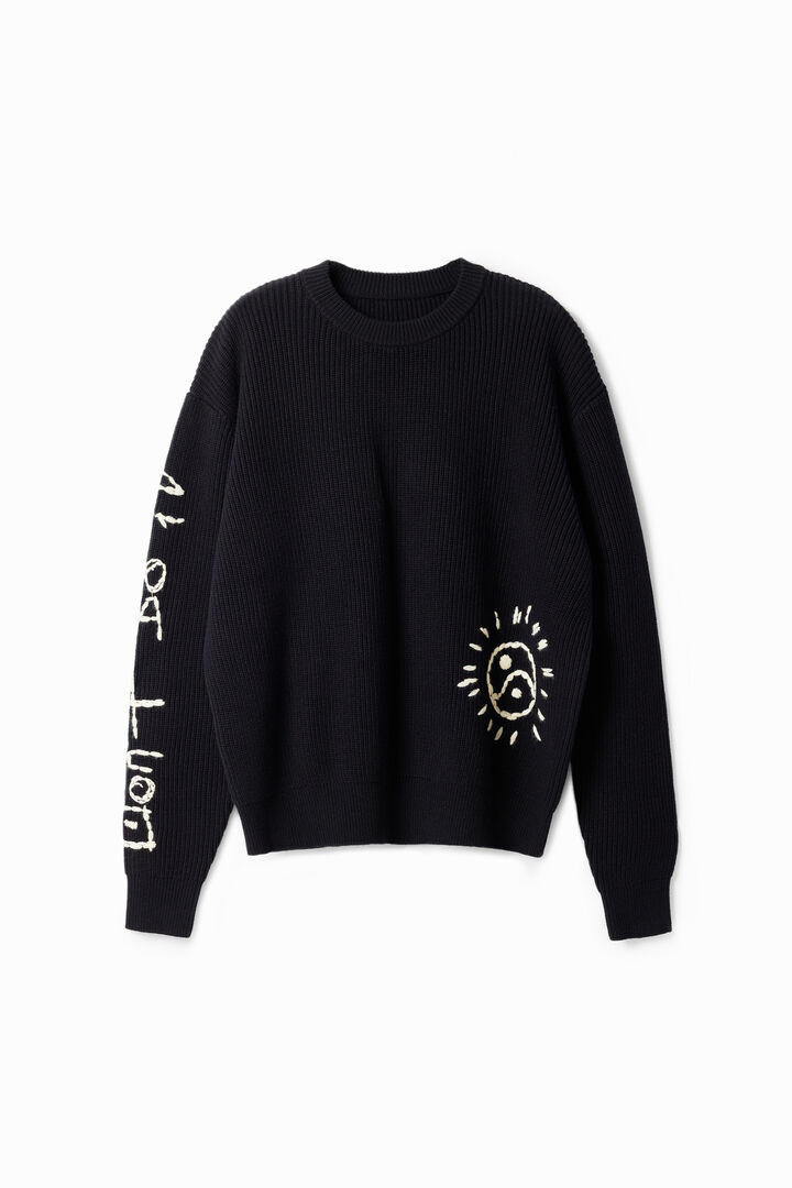 Pull brodé