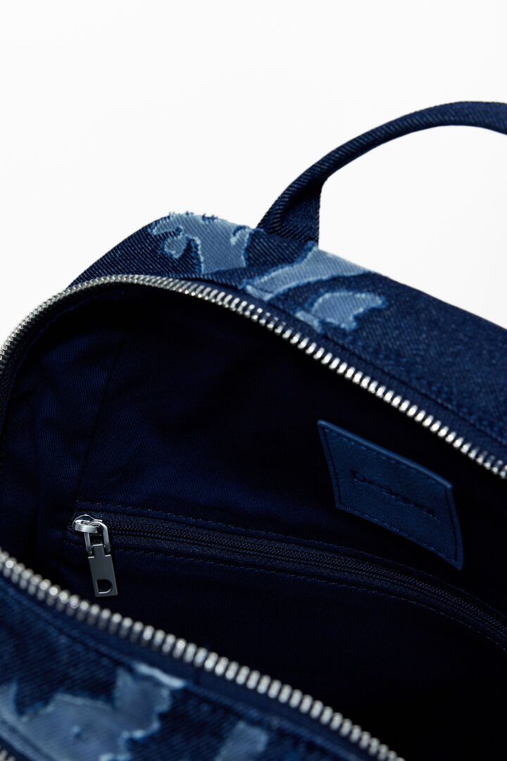 Motxilla denim devoré petita | Desigual