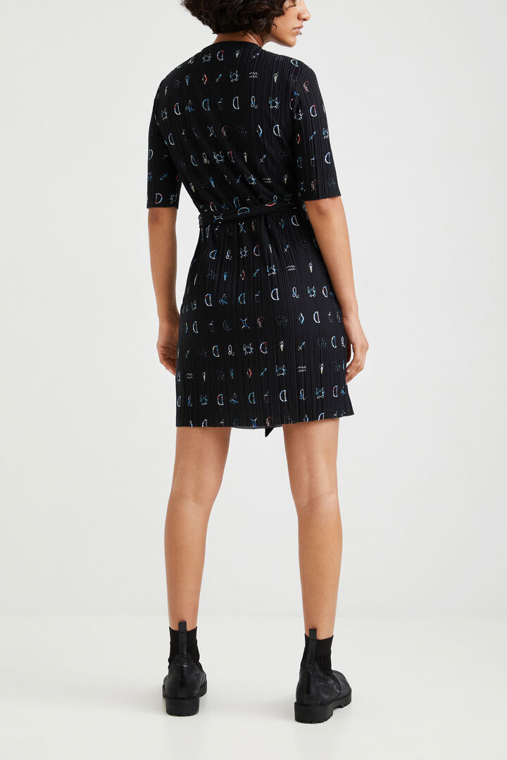 Pleated short dress | Desigual