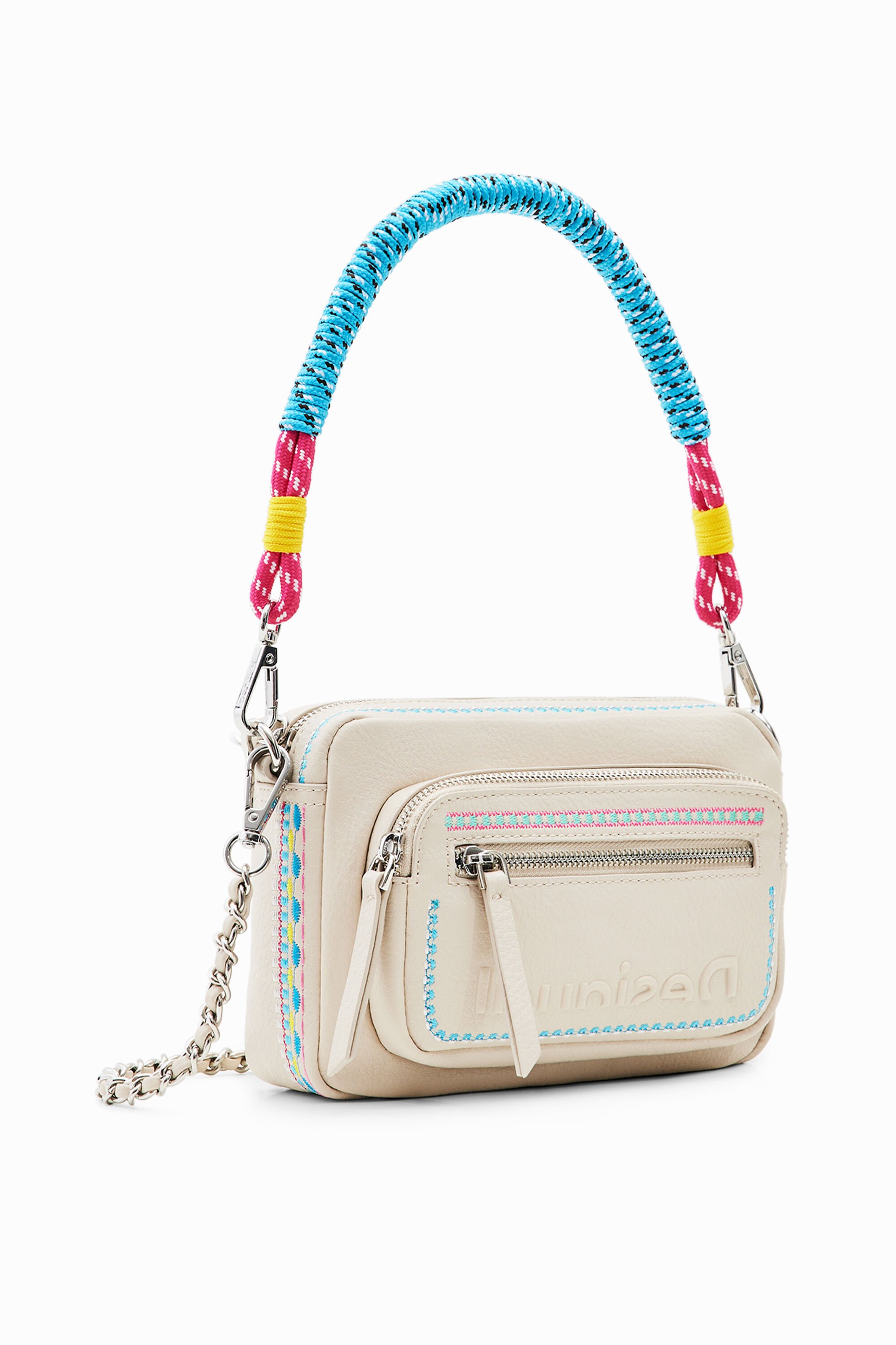 Bandolera pequena bordados de mujer I Desigual
