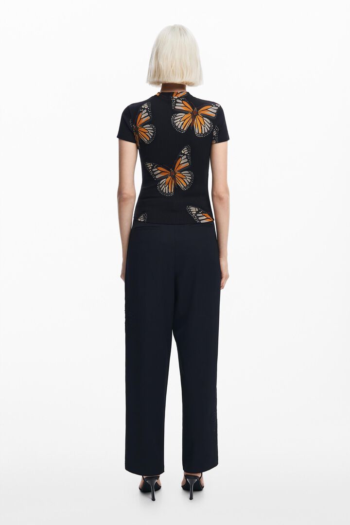 Camiseta manga corta mariposas