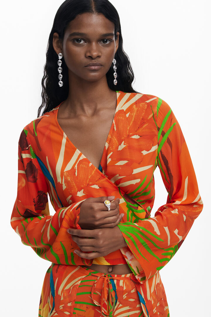 Top cruzado tropical | Desigual