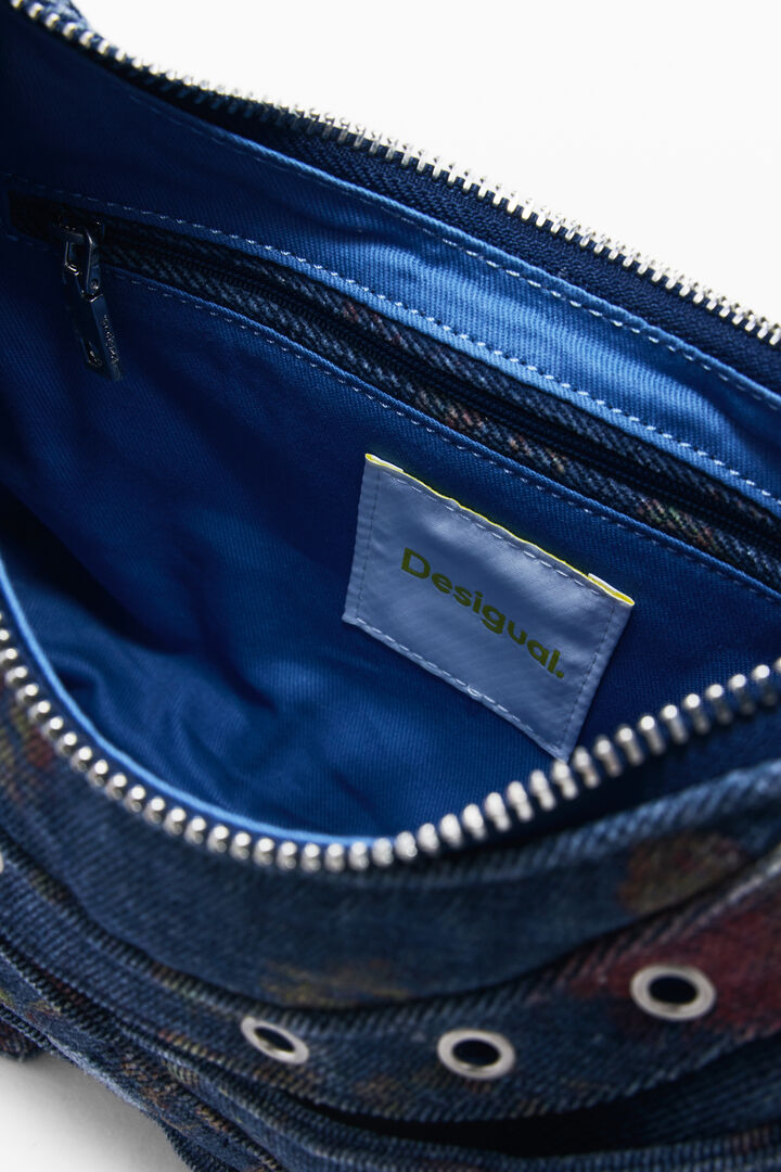 Sac en denim imprimé de taille moyenne | Desigual