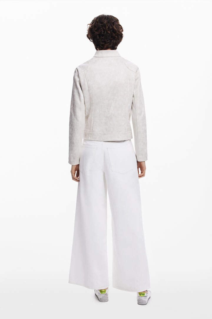 Mandarin collar jacket | Desigual