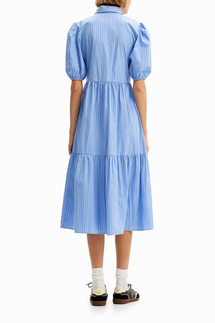Striped midi shirt dress | Desigual