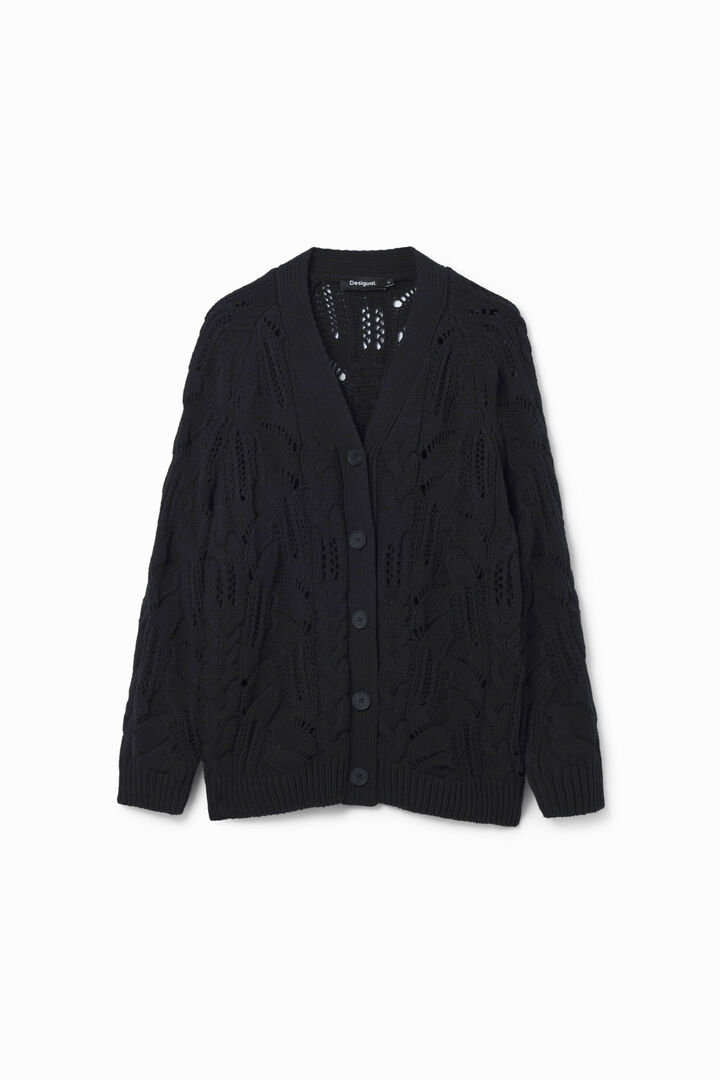Oversize openwork cardigan | Desigual