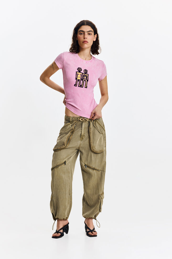 Printed short sleeve t-shirt | Desigual