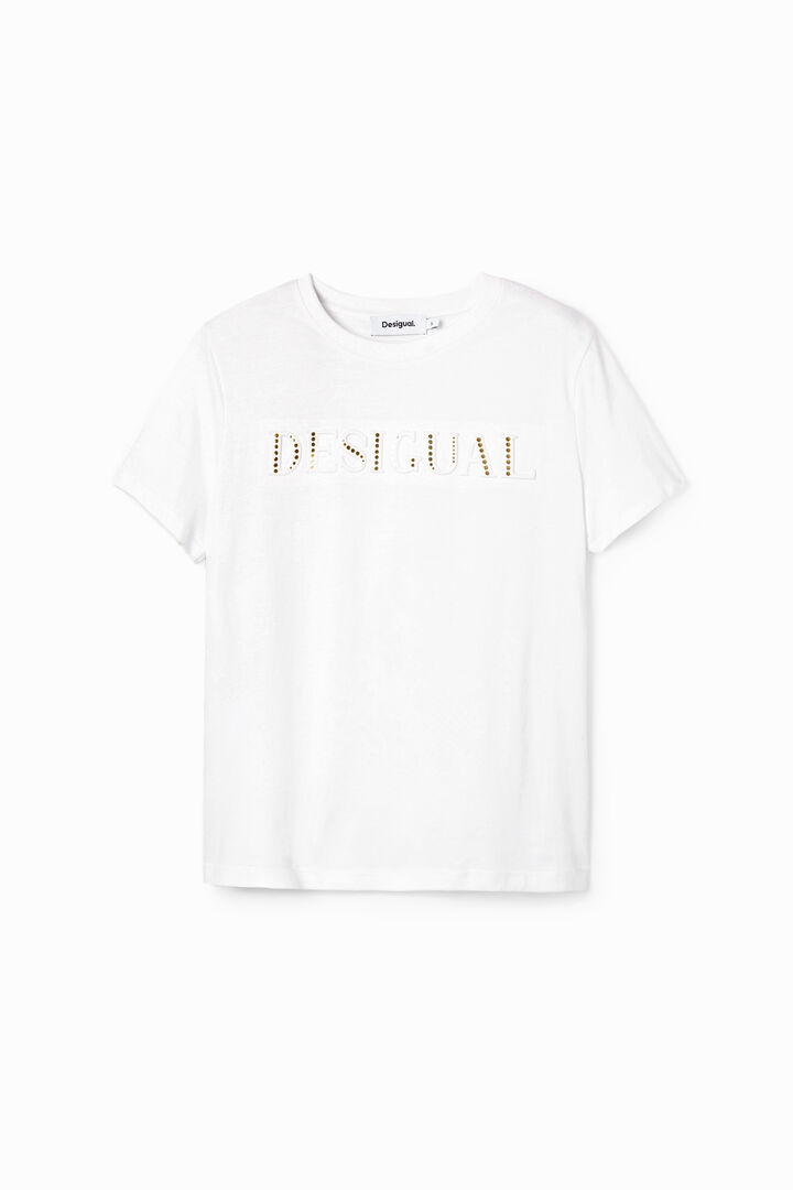 Camiseta logo brillo