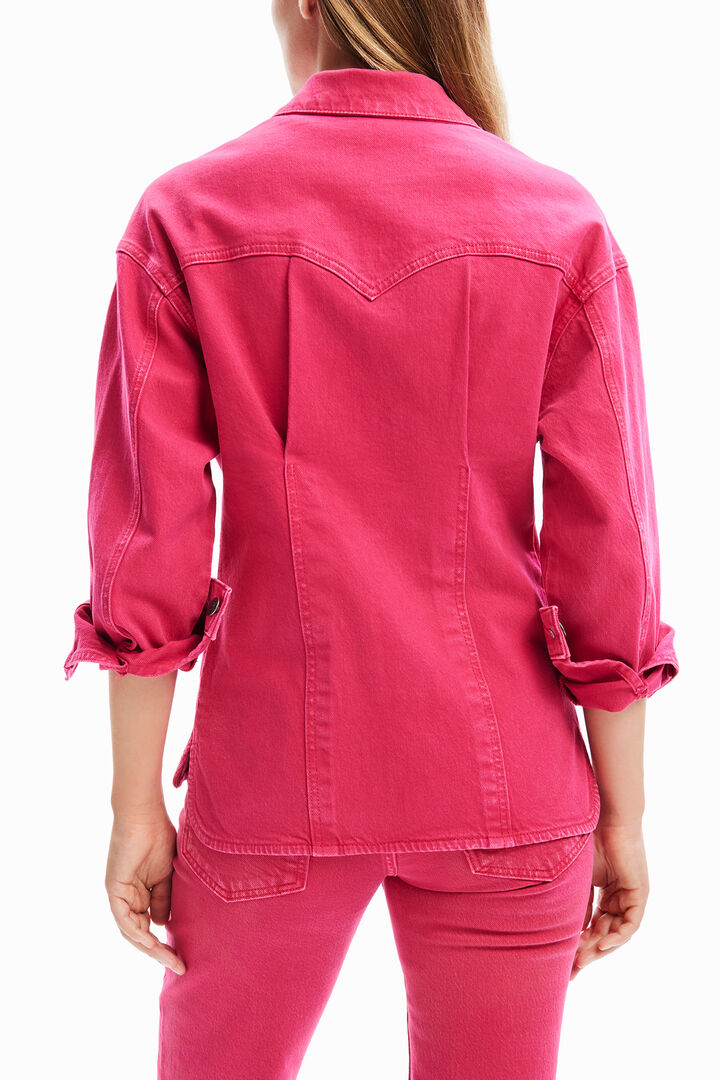Jaqueta texana trucker pinces | Desigual
