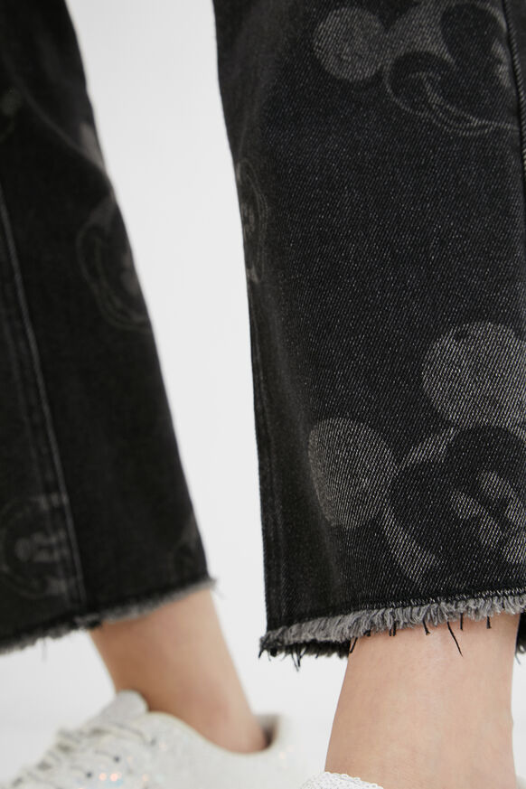 Pantalon en jean boyfriend Mickey Mouse | Desigual