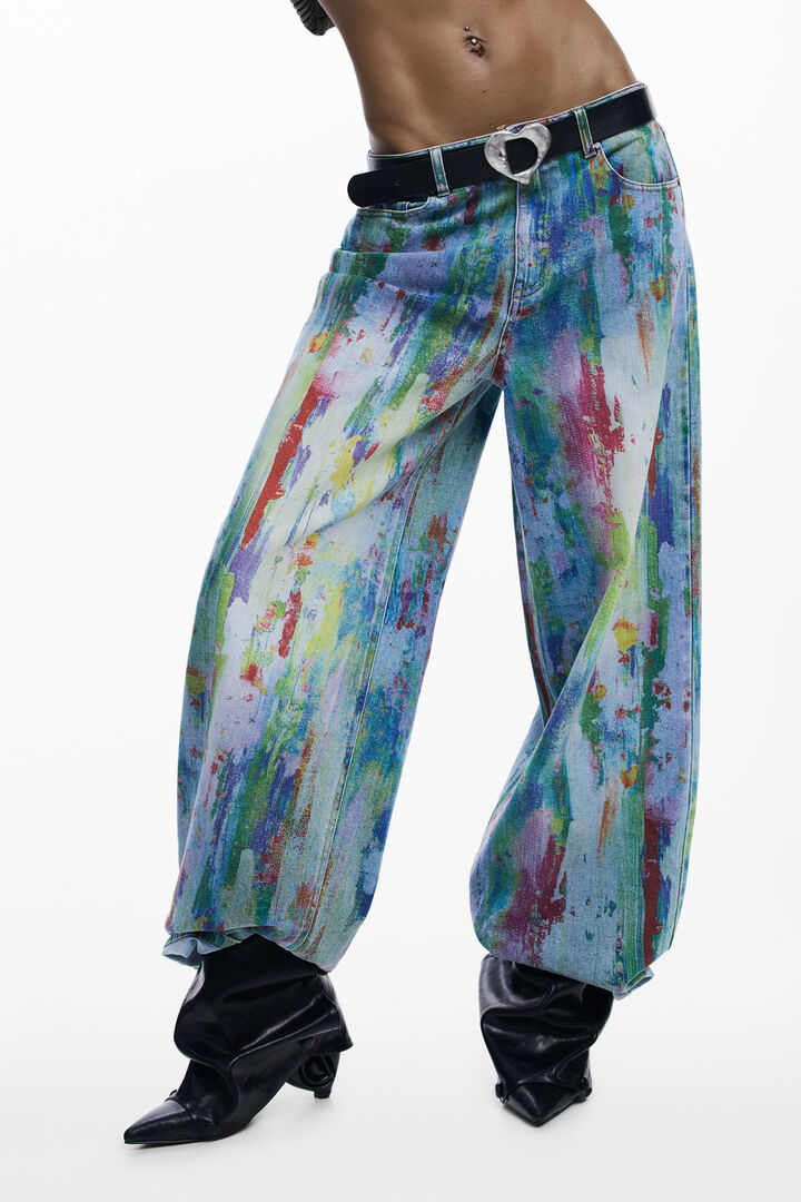 Arty džínové kalhoty | Desigual