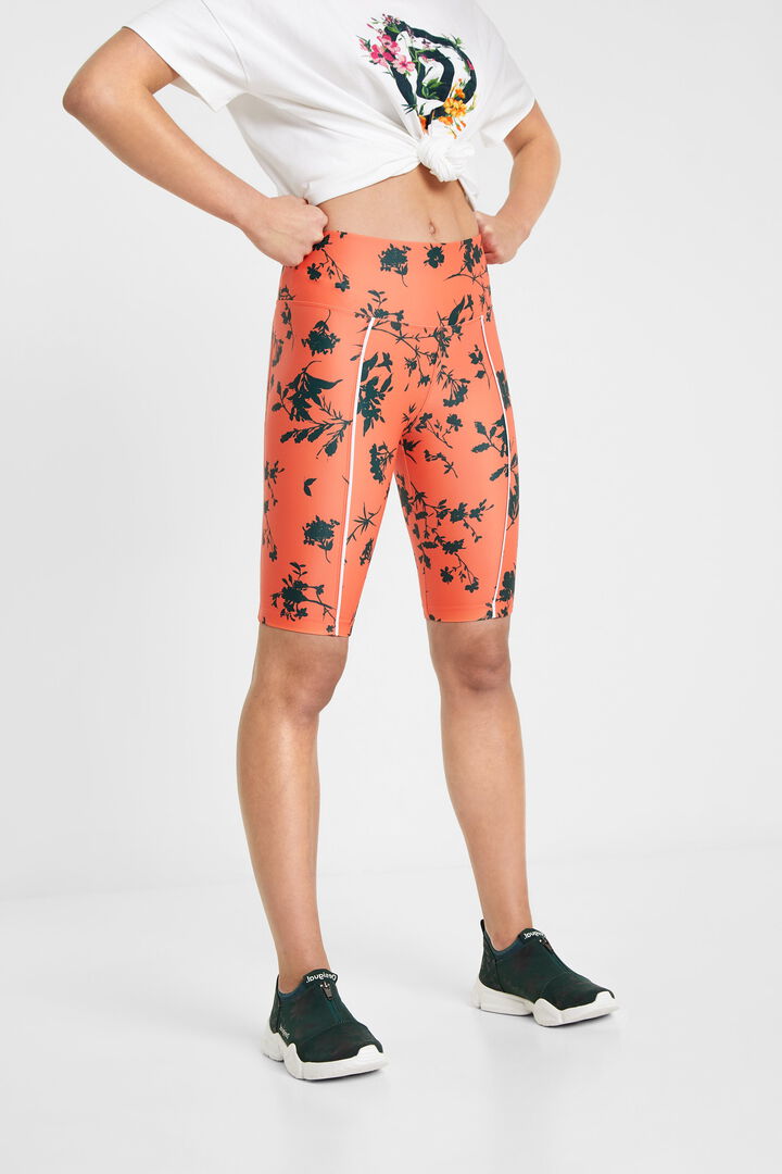 Legging fleuri cycliste | Desigual