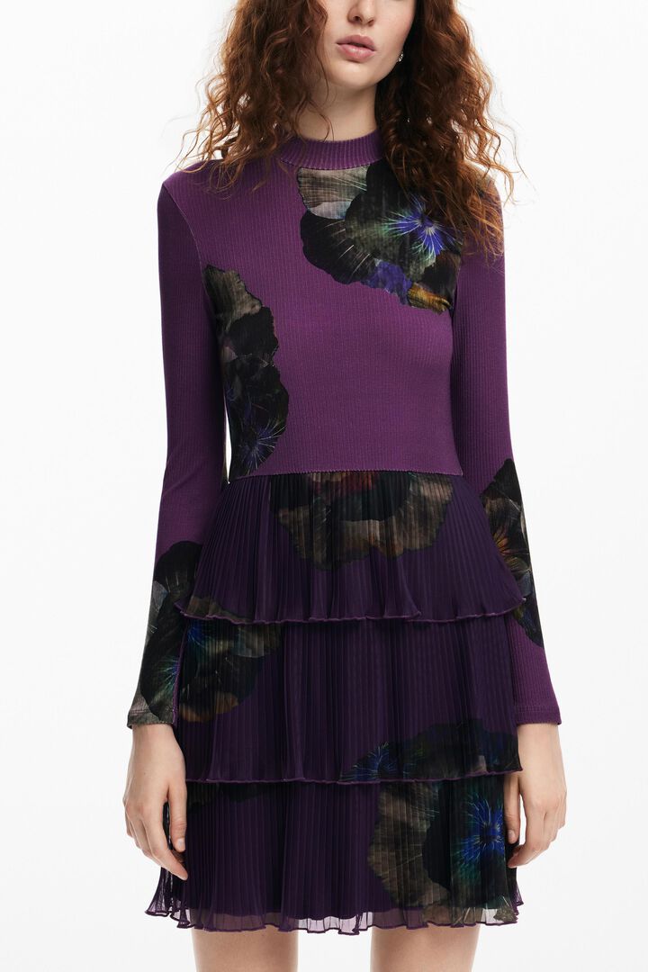 Vestido volantes flores | Desigual