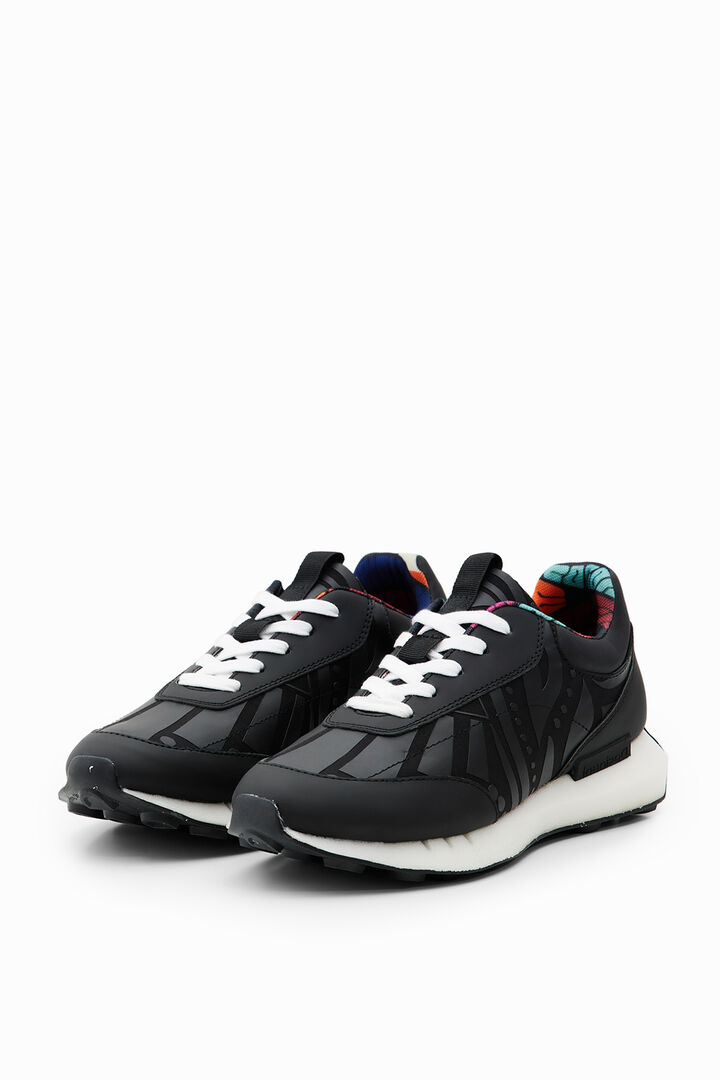Running sneakers with rubberised details | Desigual