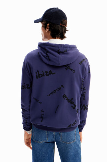 Sudadera capucha cremallera | Desigual