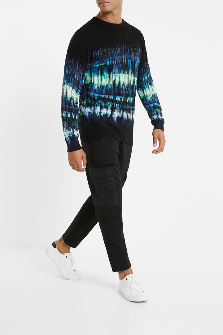 Pull jacquard 100% coton | Desigual