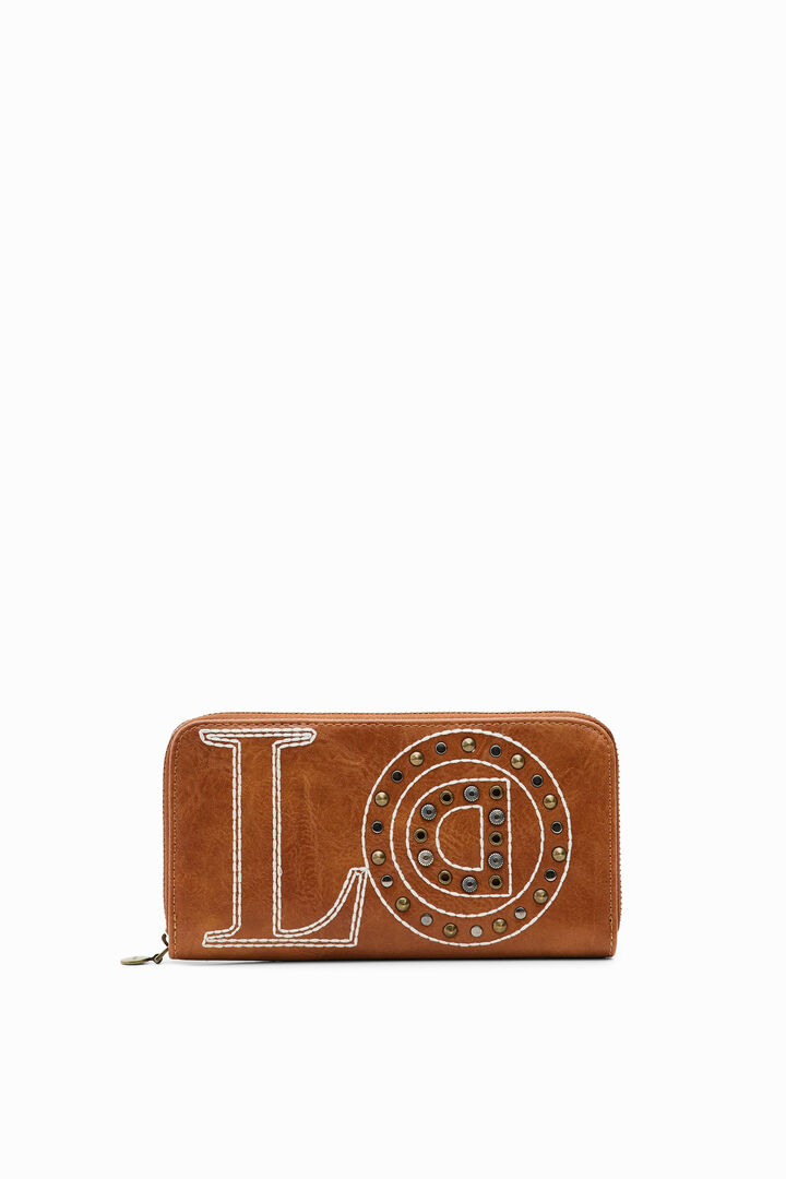 Porta-moedas grande LOVE | Desigual