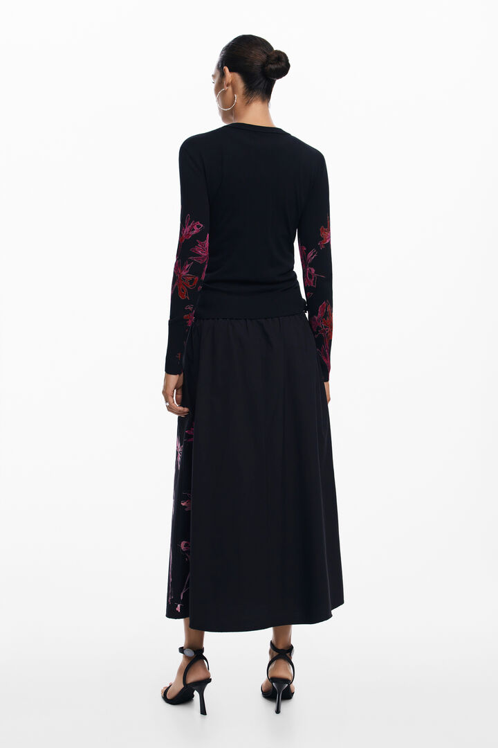 Pull manches orchidées | Desigual